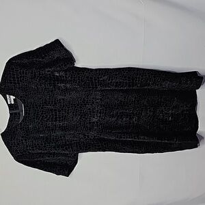 Ice Cube by Michael Paris New York velour velvet feel short sleeve dress sz 12 P
